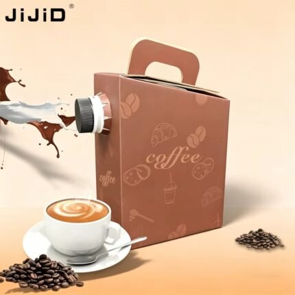 JIJID 1L 盒中袋咖啡 – 无菌袋，带冷泡分配龙头 & 液体咖啡