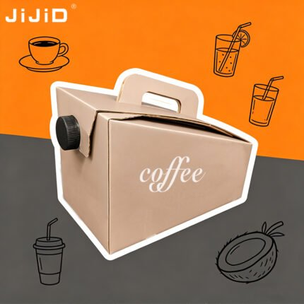 JIJID JIJID 3L 无菌盒中袋 – 96 盎司铝箔酒嘴袋, 汁, 咖啡 & 水