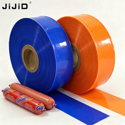 JIJID Plastic Sausage Casing Roll Film – Flattened Width 40–180 mm