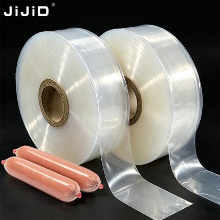 JIJID High Barrier Transparent PA/PE Sausage Casing Roll – Co-extruded Food-Grade Film for Meat & Poultry